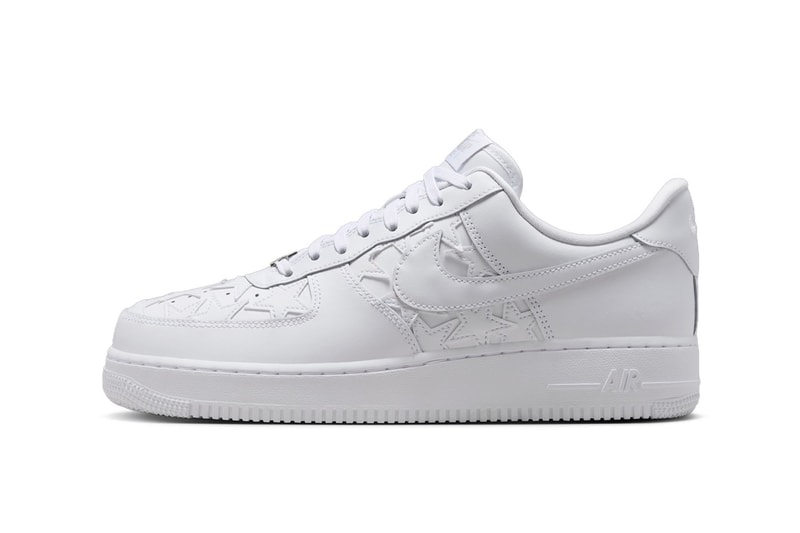 Nike Air Force 1 Low "White Stars" IM5750-100 Release Info White/Metallic Silver