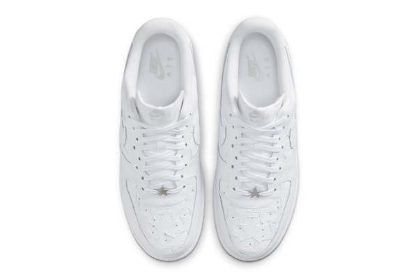 Nike Air Force 1 Low "White Stars" IM5750-100 Release Info White/Metallic Silver