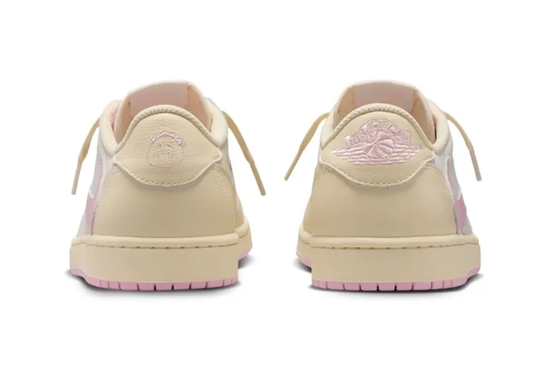 Travis Scott x Air Jordan 1 Low OG SP "Sail/Shy Pink" Pack Drops This Month IQ7604-100, IQ7604-101 Muslin/Sail/University Red/Shy Pink, Sail/Tropical Pink/Shy Pink/Muslin