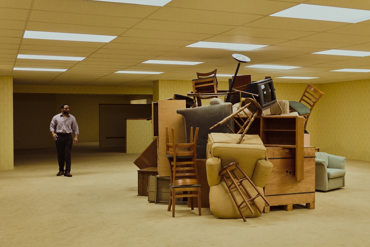Kane Parsons’ The Backrooms A24 horror film theatrical poster art