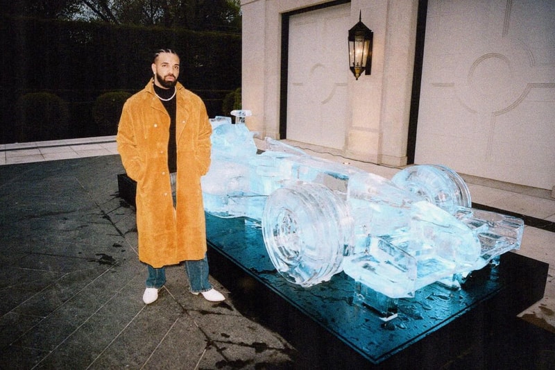 From One Iceman to the Next: Drake Gifted a Full-Scale F1 Car Ice Sculpture for New Release
