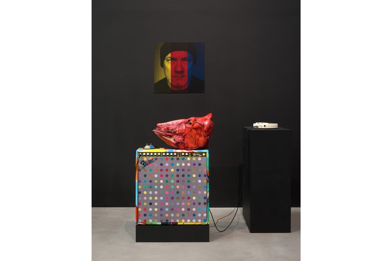 Jack White Debut Art Show at Newport Street Gallery London Artworks Damien Hirst