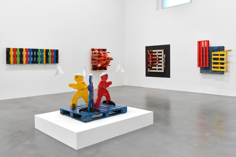 Jack White Debut Art Show at Newport Street Gallery London Artworks Damien Hirst