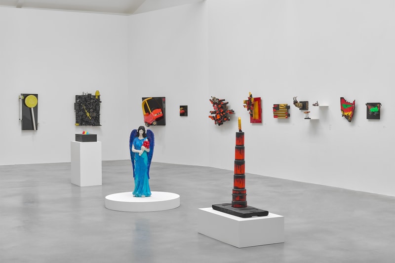 Jack White Debut Art Show at Newport Street Gallery London Artworks Damien Hirst