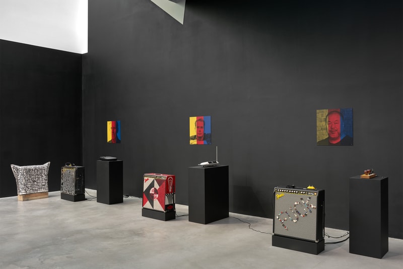 Jack White Debut Art Show at Newport Street Gallery London Artworks Damien Hirst