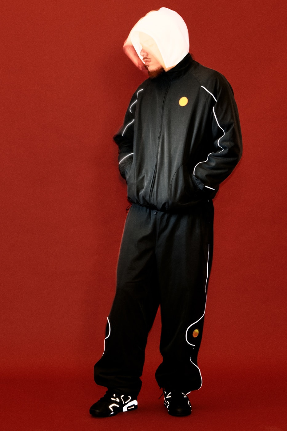Jordan Brand x Supreme Spring 2026 Collaboration hooded leather jacket track pants zip up hooded sweatshirt basketball short jersey track jacket