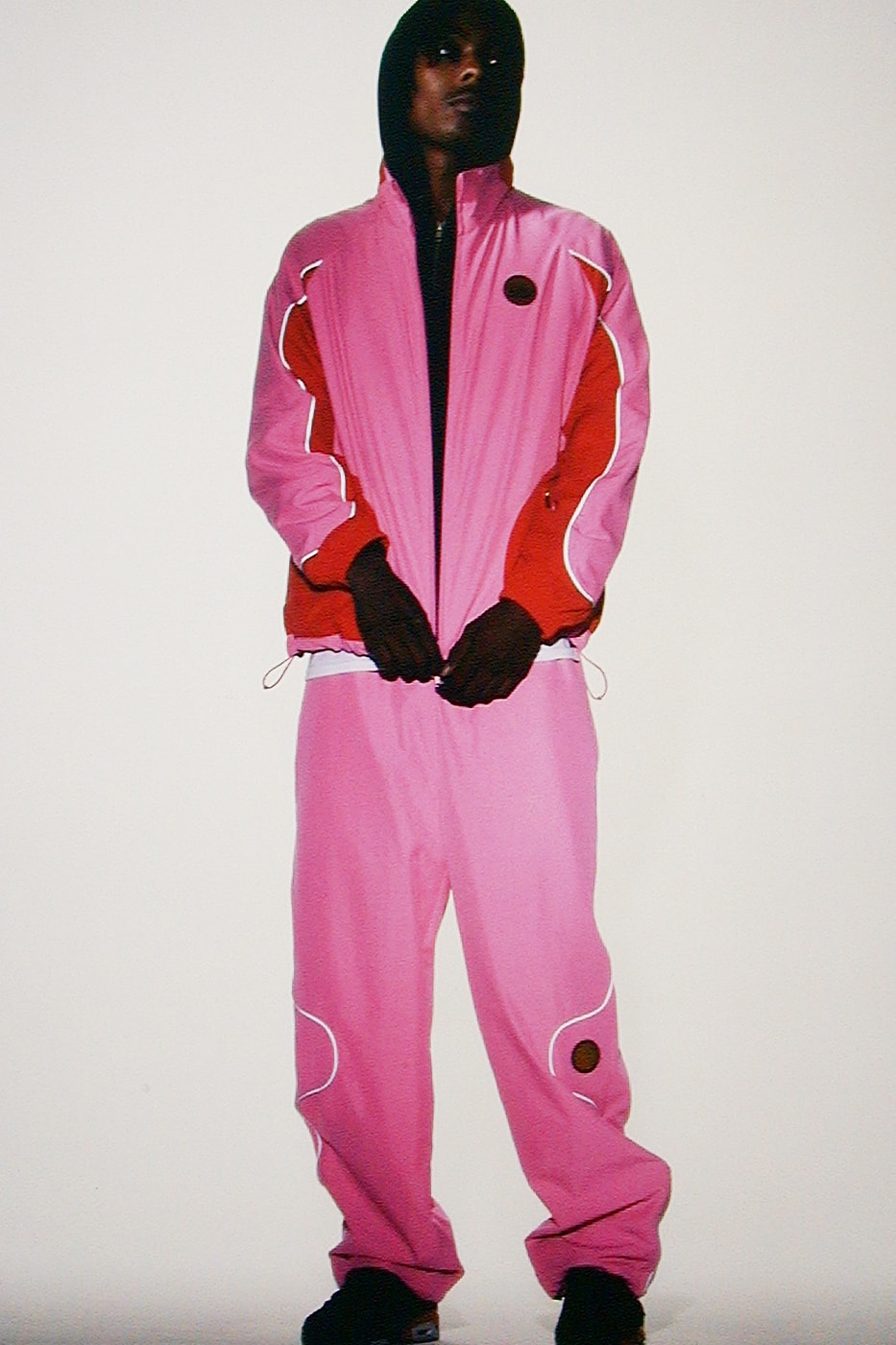 Jordan Brand x Supreme Spring 2026 Collaboration hooded leather jacket track pants zip up hooded sweatshirt basketball short jersey track jacket