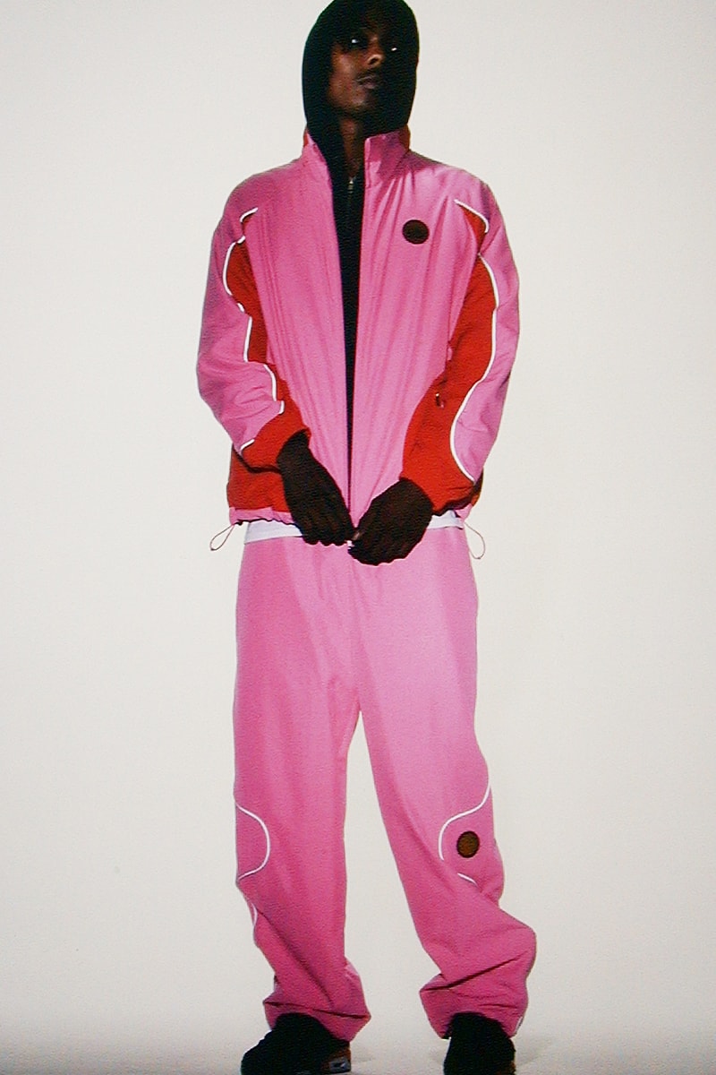 Jordan Brand x Supreme Spring 2026 Collaboration hooded leather jacket track pants zip up hooded sweatshirt basketball short jersey track jacket