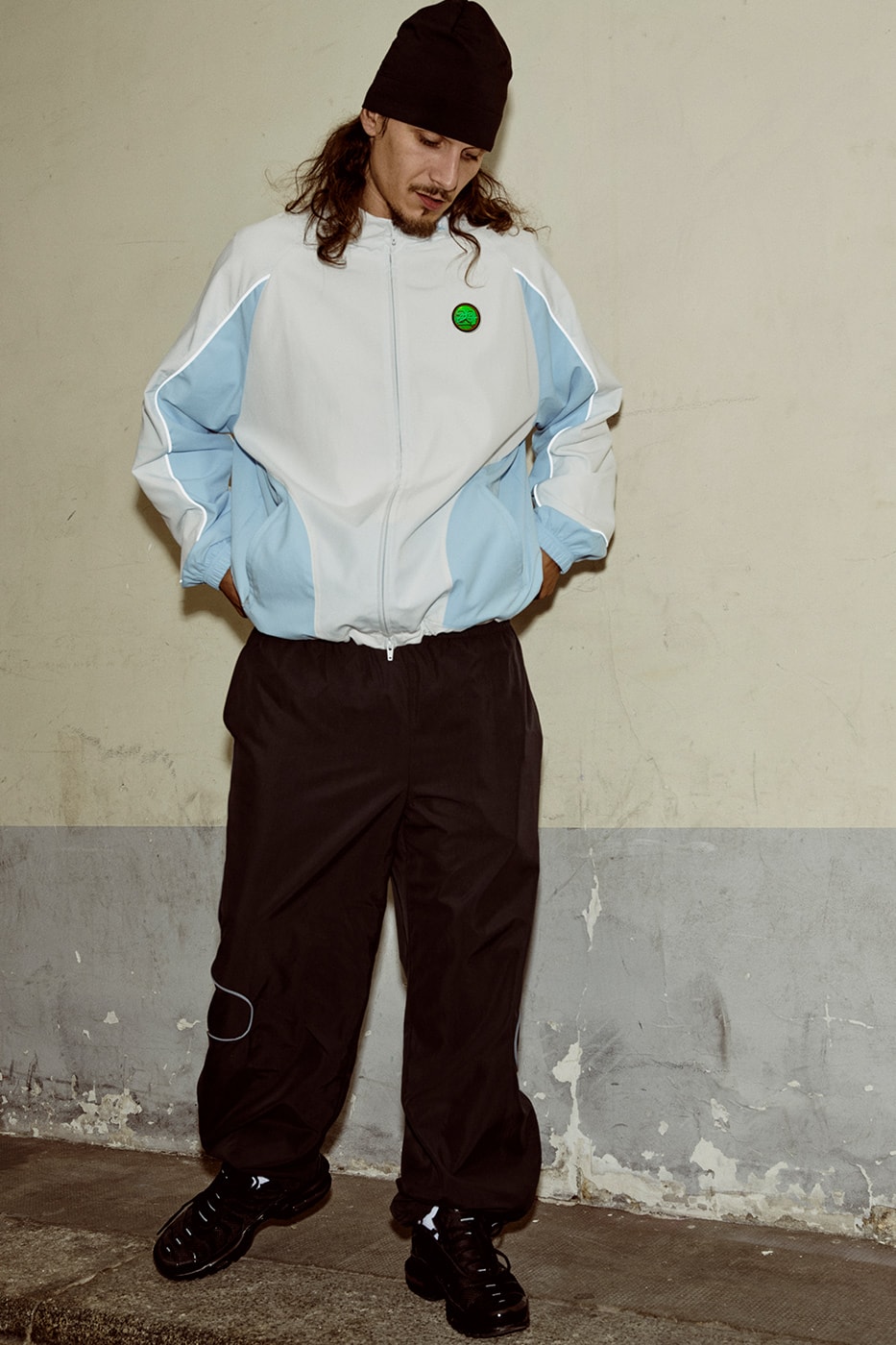 Jordan Brand x Supreme Spring 2026 Collaboration hooded leather jacket track pants zip up hooded sweatshirt basketball short jersey track jacket