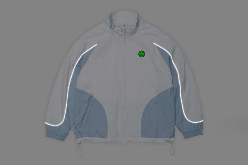 Jordan Brand x Supreme Spring 2026 Collaboration hooded leather jacket track pants zip up hooded sweatshirt basketball short jersey track jacket