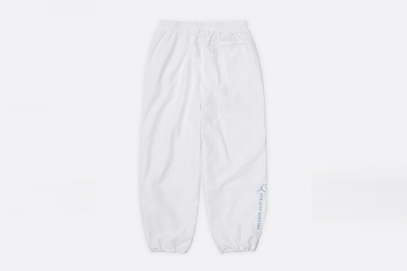 Jordan Brand x Supreme Spring 2026 Collaboration hooded leather jacket track pants zip up hooded sweatshirt basketball short jersey track jacket
