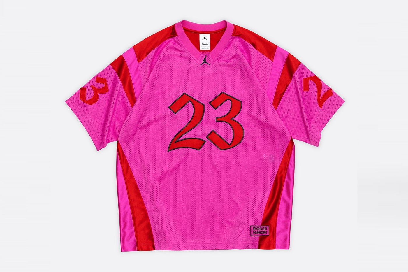 Jordan Brand x Supreme Spring 2026 Collaboration hooded leather jacket track pants zip up hooded sweatshirt basketball short jersey track jacket