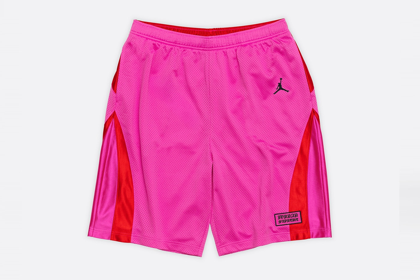 Jordan Brand x Supreme Spring 2026 Collaboration hooded leather jacket track pants zip up hooded sweatshirt basketball short jersey track jacket