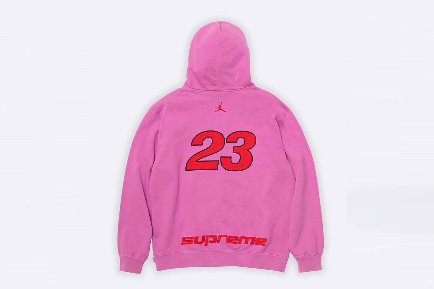 Jordan Brand x Supreme Spring 2026 Collaboration hooded leather jacket track pants zip up hooded sweatshirt basketball short jersey track jacket