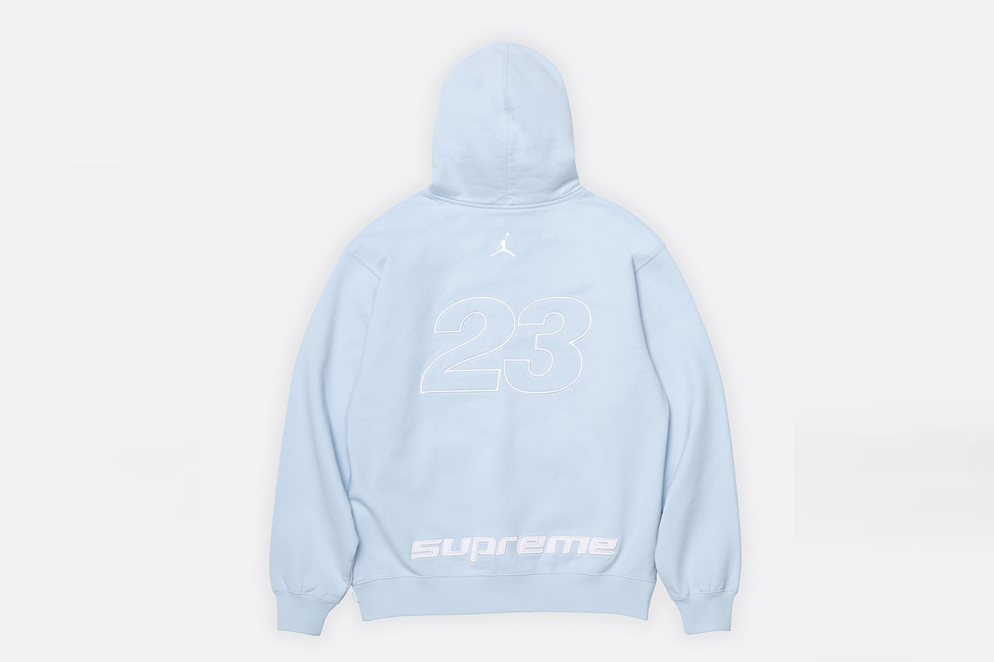 Jordan Brand x Supreme Spring 2026 Collaboration hooded leather jacket track pants zip up hooded sweatshirt basketball short jersey track jacket