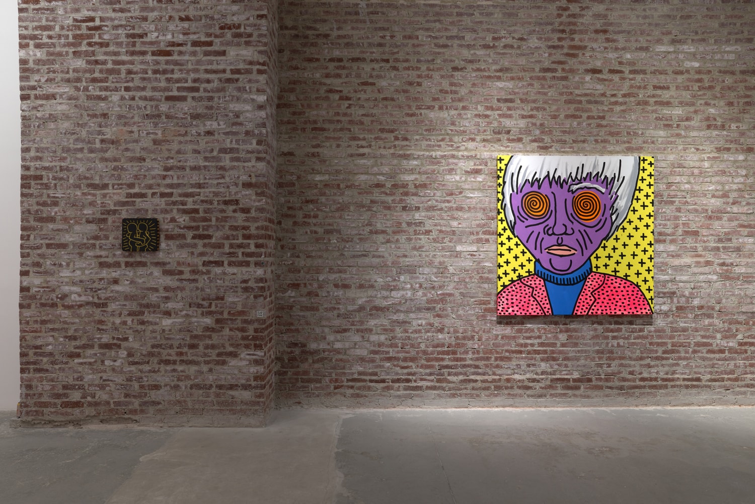keith haring world in motion art artwork contemporary sixty white carlo mccormick paintings sculpture installation