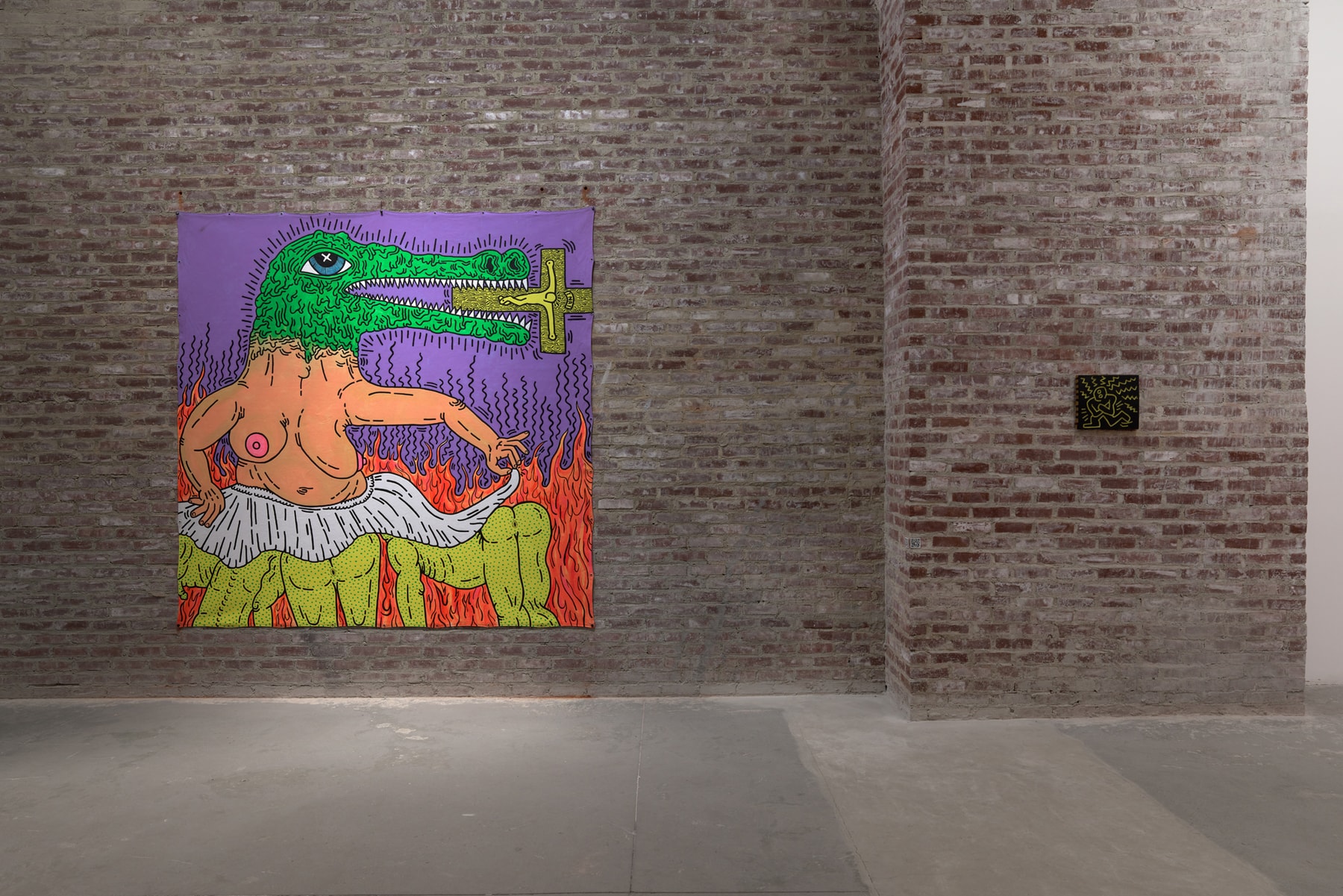 keith haring world in motion art artwork contemporary sixty white carlo mccormick paintings sculpture installation