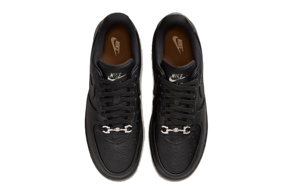 Nike Air Force 1 Low "Black Leather" Loafer Buckle Formal Wear Meets the Hardwood: Nike Elevates the Air Force 1 in "Black Leather" Featuring a Loafer Buckle IM5754-001