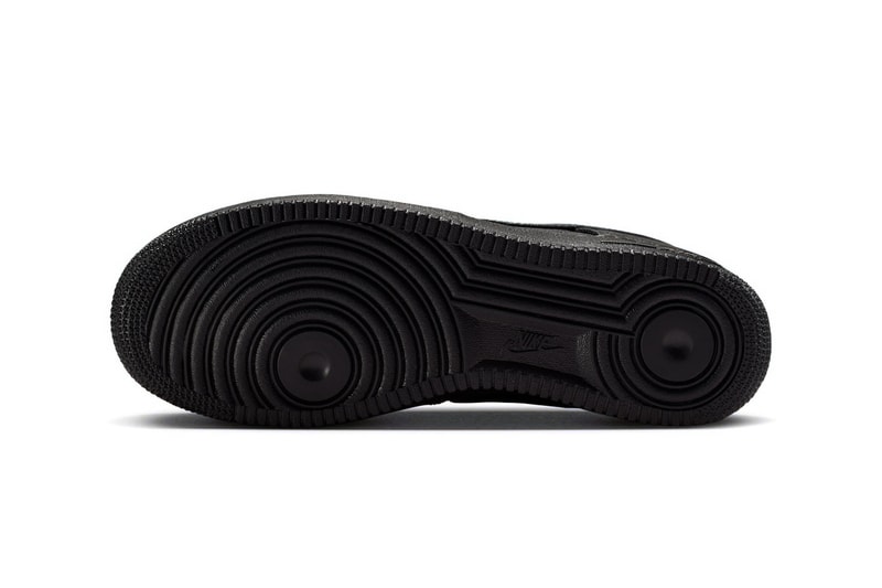 Nike Air Force 1 Low "Black Leather" Loafer Buckle Formal Wear Meets the Hardwood: Nike Elevates the Air Force 1 in "Black Leather" Featuring a Loafer Buckle IM5754-001
