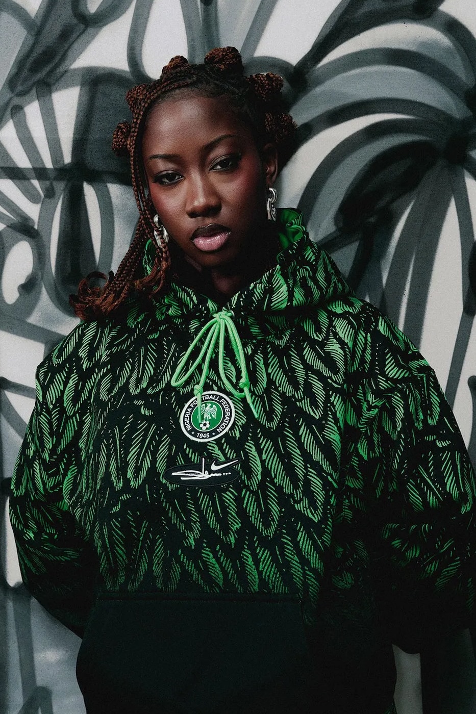 Nike x Slawn capsule collection lifestyle shot