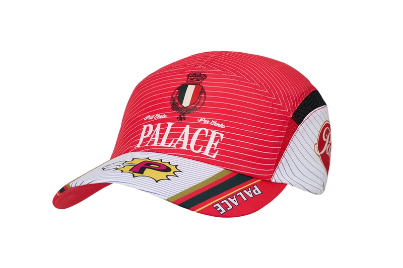Everything Dropping at Palace This Week Summer 2026 Drop 5  Palello Cycling Zip Jacket in Multi, Red and Black - Paella Cycling Runner Cap in Multi, Red and Black - Links Shell Tracksuit in Navy, Black and Ice - Bulldog Mesh Jersey and Shorts in Navy, Black and White