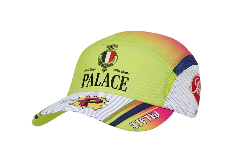 Everything Dropping at Palace This Week Summer 2026 Drop 5  Palello Cycling Zip Jacket in Multi, Red and Black - Paella Cycling Runner Cap in Multi, Red and Black - Links Shell Tracksuit in Navy, Black and Ice - Bulldog Mesh Jersey and Shorts in Navy, Black and White