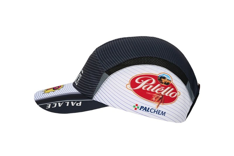 Everything Dropping at Palace This Week Summer 2026 Drop 5  Palello Cycling Zip Jacket in Multi, Red and Black - Paella Cycling Runner Cap in Multi, Red and Black - Links Shell Tracksuit in Navy, Black and Ice - Bulldog Mesh Jersey and Shorts in Navy, Black and White