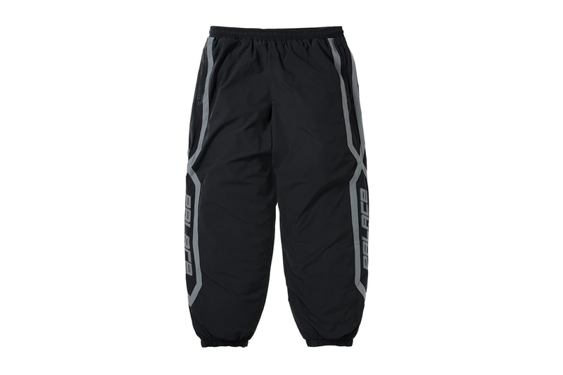 Everything Dropping at Palace This Week Summer 2026 Drop 5  Palello Cycling Zip Jacket in Multi, Red and Black - Paella Cycling Runner Cap in Multi, Red and Black - Links Shell Tracksuit in Navy, Black and Ice - Bulldog Mesh Jersey and Shorts in Navy, Black and White