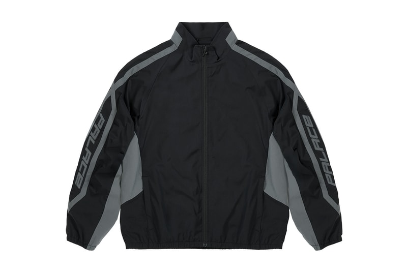 Everything Dropping at Palace This Week Summer 2026 Drop 5  Palello Cycling Zip Jacket in Multi, Red and Black - Paella Cycling Runner Cap in Multi, Red and Black - Links Shell Tracksuit in Navy, Black and Ice - Bulldog Mesh Jersey and Shorts in Navy, Black and White