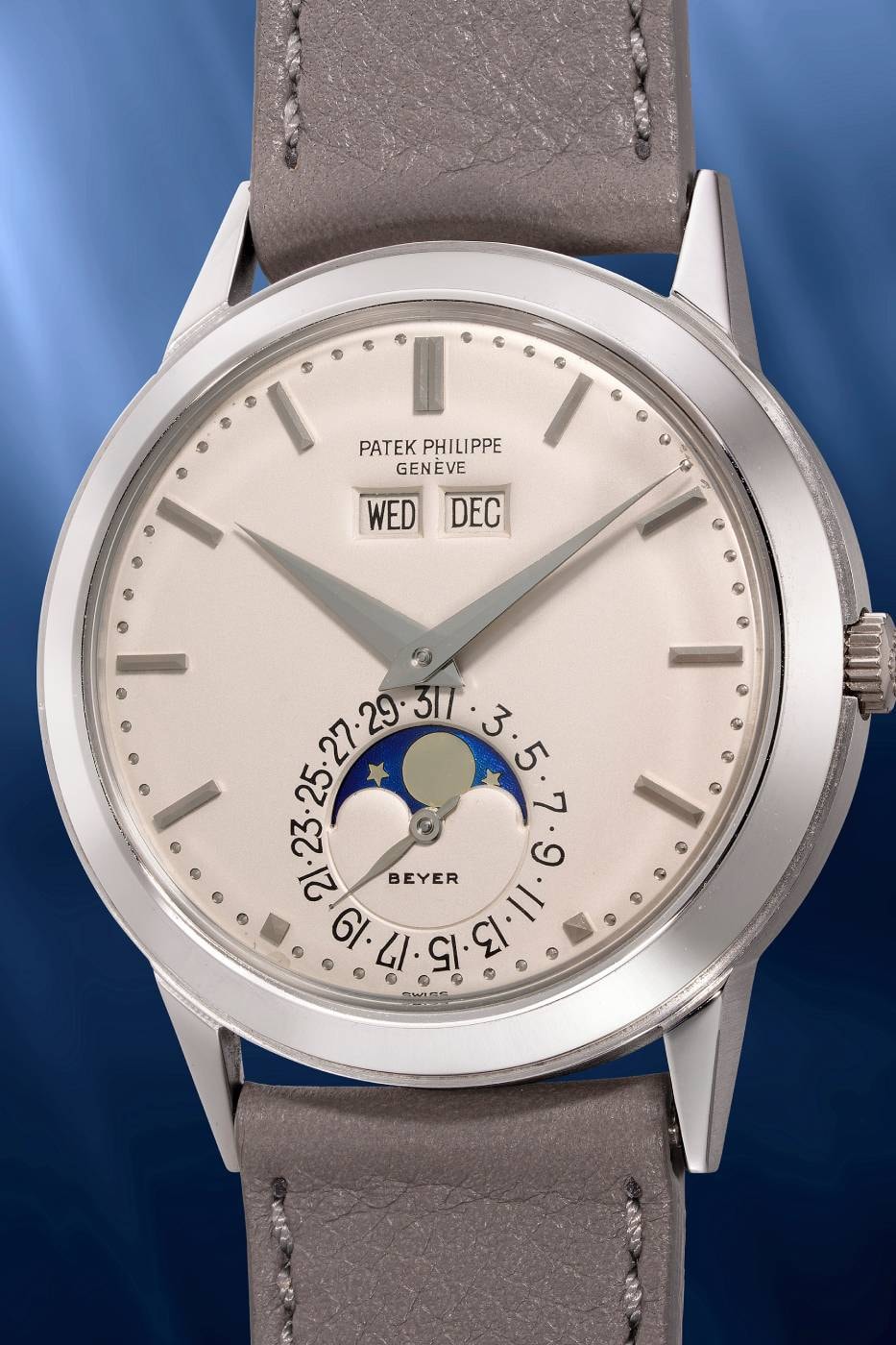 Phillips Hong Kong Watch Auction: XXII Highest Value Timepiece Ever Sold in Asia Patek Philippe Ref. 2499 First Series in pink gold