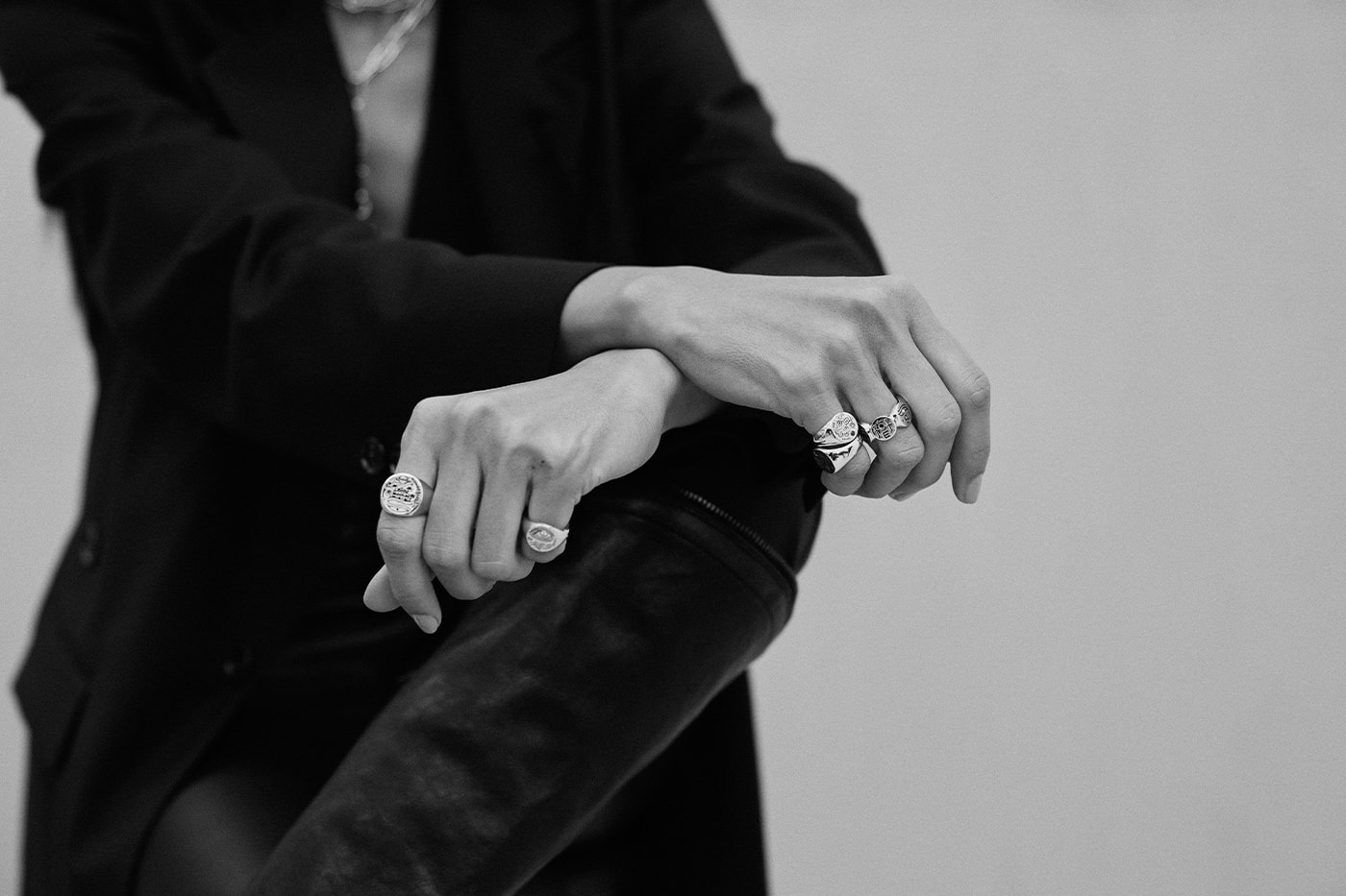Tom Wood Drops "Reflections" Collection With Guy Le Tatooer ring necklaces jewelry 