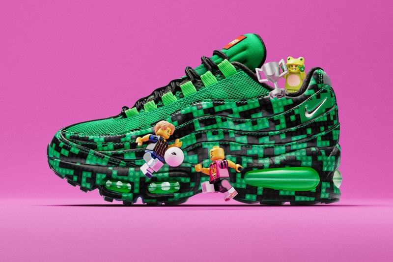 LEGO Nike Football Collaboration Jr Tiempo Streetgato Air Max 95 Jr Mercurial Vapor Pro Academy Release Info