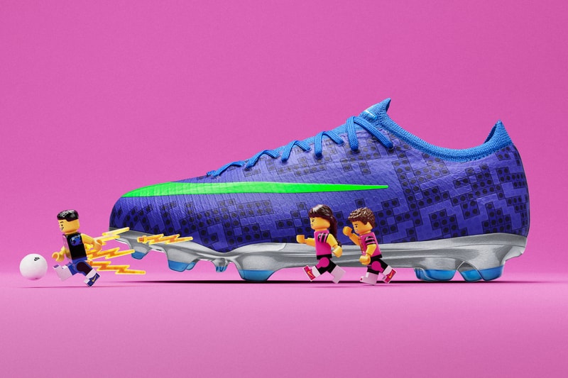 LEGO Nike Football Collaboration Jr Tiempo Streetgato Air Max 95 Jr Mercurial Vapor Pro Academy Release Info