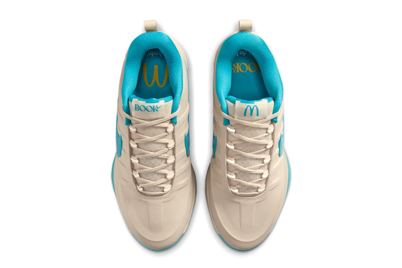 Official Look at McDonald's x Nike Book 2 "Sedona" IR6445-100 devin booker nba
