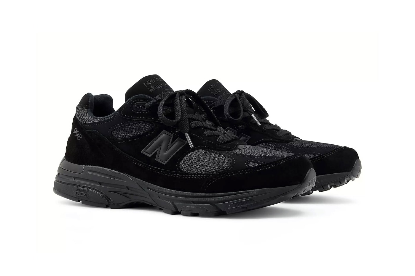 New Balance 993 "Triple Black Suede" Release Info U993BL sneaker abzorb made in usa