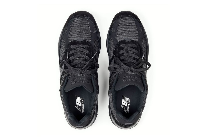 New Balance 993 "Triple Black Suede" Release Info U993BL sneaker abzorb made in usa