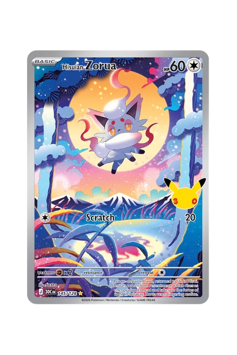 Pokémon TCG Drops New 30th Anniversary Celebration Pack trading cards charizard pikachu YOSHIROTTEN mewtwo mew