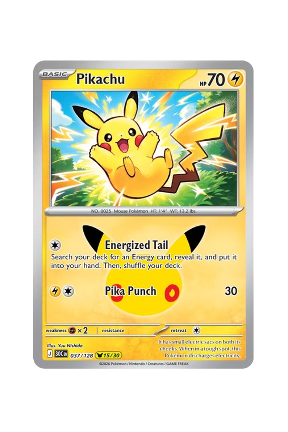 Pokémon TCG Drops New 30th Anniversary Celebration Pack trading cards charizard pikachu YOSHIROTTEN mewtwo mew