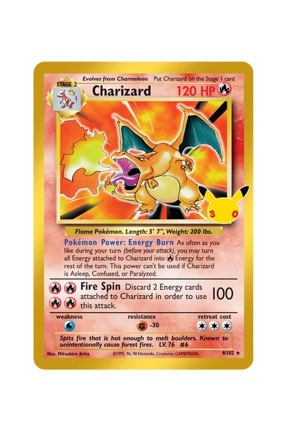 Pokémon TCG Drops New 30th Anniversary Celebration Pack trading cards charizard pikachu YOSHIROTTEN mewtwo mew
