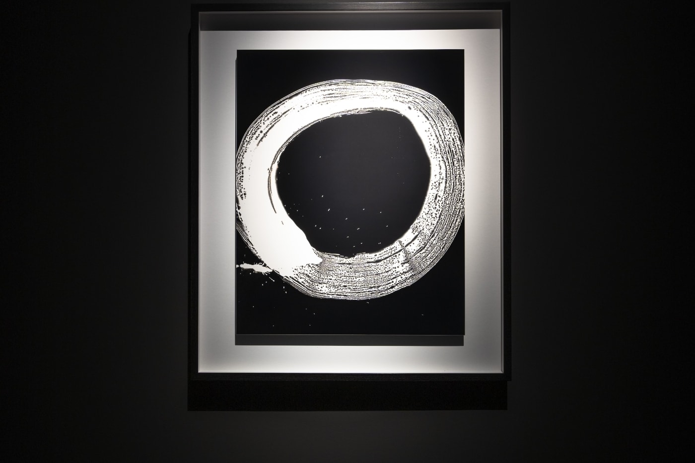 Opticks colour field works in the Sugimoto survey exhibition