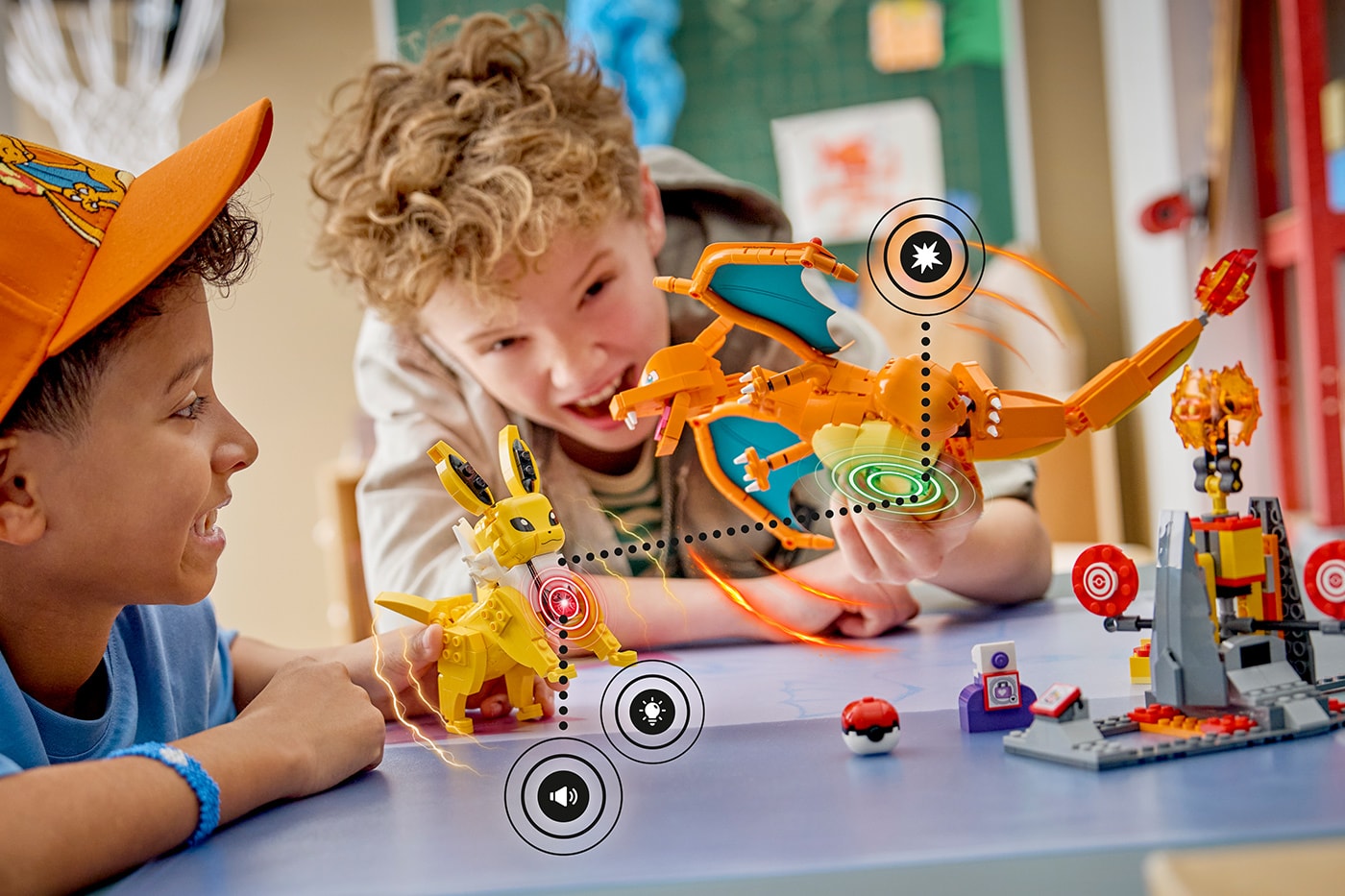 LEGO and Pokémon Unveil Interactive SMART Play Sets pikachu charizard mew mewtwo LEGO and Pokémon Unveil 12 New SMART Play Sets Featuring Motion-Controlled Battle Technology
