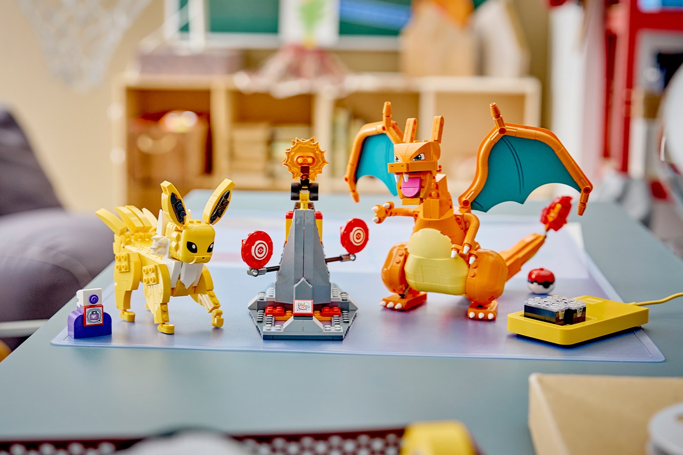 LEGO and Pokémon Unveil Interactive SMART Play Sets pikachu charizard mew mewtwo LEGO and Pokémon Unveil 12 New SMART Play Sets Featuring Motion-Controlled Battle Technology