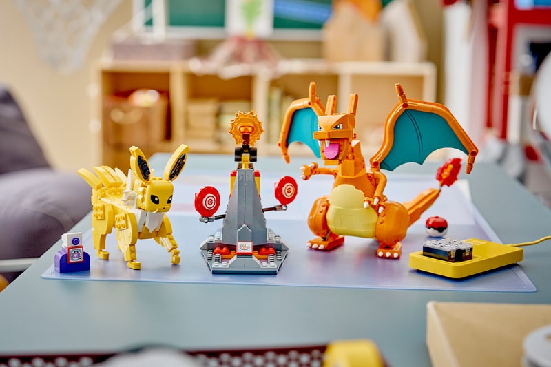 LEGO and Pokémon Unveil Interactive SMART Play Sets pikachu charizard mew mewtwo