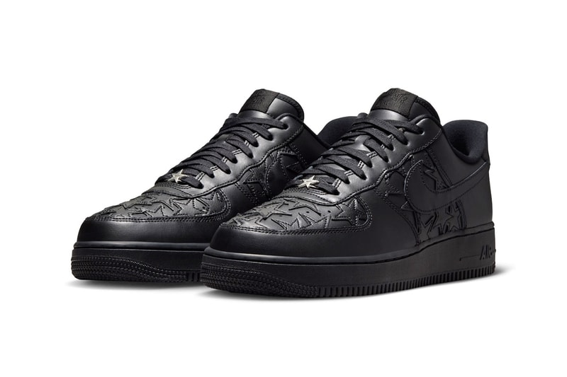 Nike Air Force 1 Low “Black Stars” Release Info Black/Metallic Silver IM5750-001
