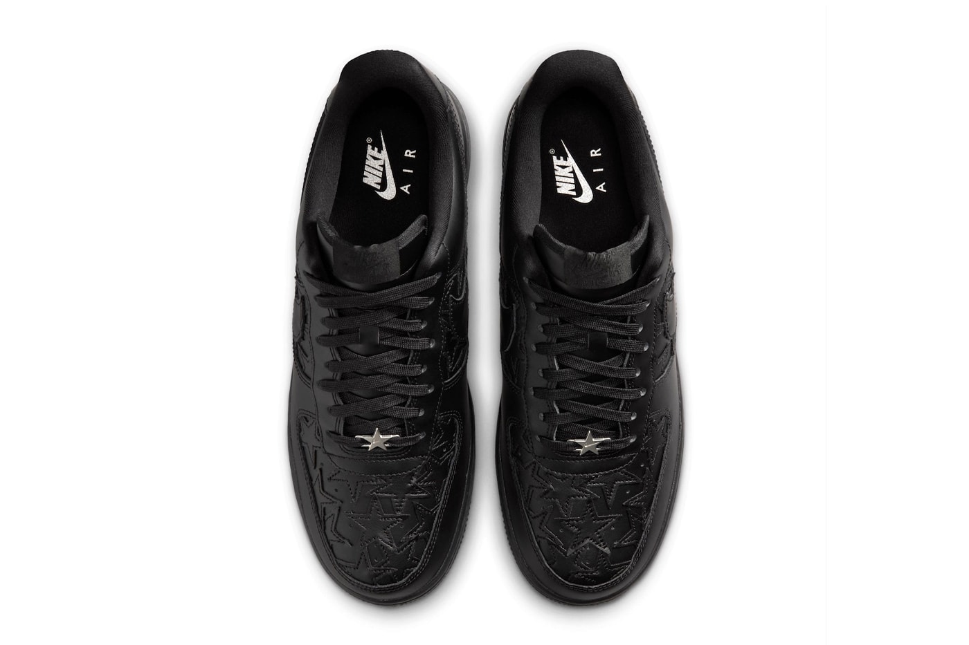 Nike Air Force 1 Low “Black Stars” Release Info Black/Metallic Silver IM5750-001