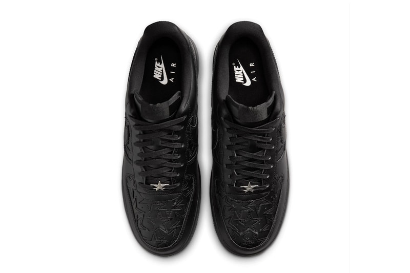 Nike Air Force 1 Low “Black Stars” Release Info Black/Metallic Silver IM5750-001