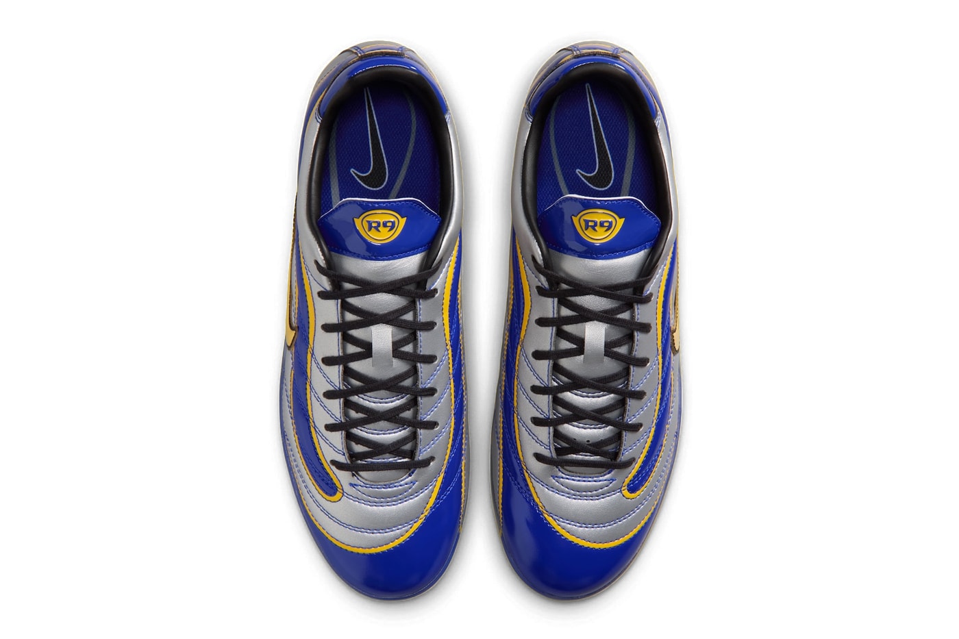 Nike Cryoshot Mercurial Vapor R9 Release Info IQ8160-400 Varsity Royal/Metallic Silver-Black-Varsity Maize Ronaldo Nazário