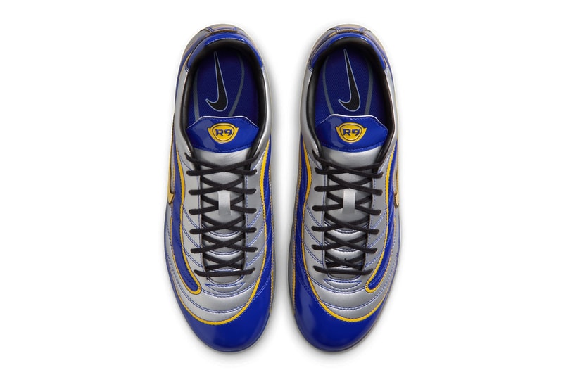 Nike Cryoshot Mercurial Vapor R9 Release Info IQ8160-400 Varsity Royal/Metallic Silver-Black-Varsity Maize Ronaldo Nazário