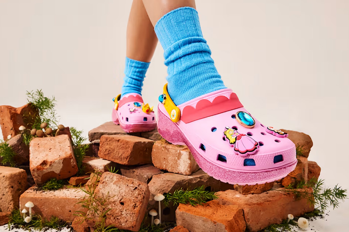 Nintendo and Crocs Power Up for 'Super Mario Bros.' Collection mario luigi bowser piranha plant 