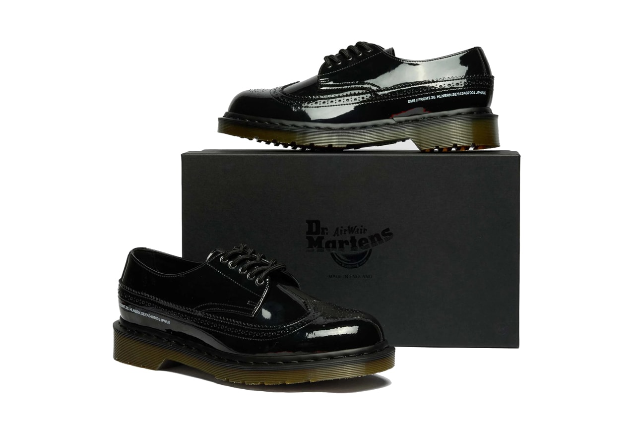 fragment x Dr. Martens Hollingborn Brogue Release Date Info 2026 Hiroshi Fujiwara